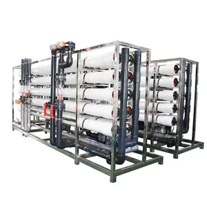 海水淡水化装置塩水から飲料Revers osmosiROプラント50.000LPH大容量40tph処理機械