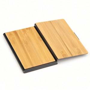 Custom Promotional A5 Eco Diary Journals PU Leather Bamboo <b>Notebook</b> Business Gift <b>Set</b> With Pen - Product Image 3