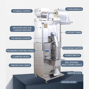 Machine automatique de remplissage et d'emballage de sachets de sucre sel et poivre 1G 2G 1 <span class=keywords><strong>Kg</strong></span> pour les petites entreprises - Product Image 6