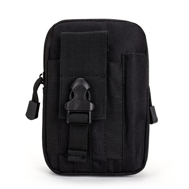 Outdoor Tactical Waist Bag Mobile Phone Bag, Waterproof Nylon Belt Phone Pouch