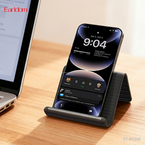 Earldom Foldable Desktop Phone Stand Universal Mobile <b>Holder</b> for IPhone ET-EH360 Black - Product Image 2