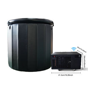 Máquina de Baño de Hielo Portátil ICEMEND de 1/3 HP, Enfriador de Agua para Terapia de Inmersión en Frío con Bañera de Hielo Redonda Inflable, ODM OEM - Product Image 1