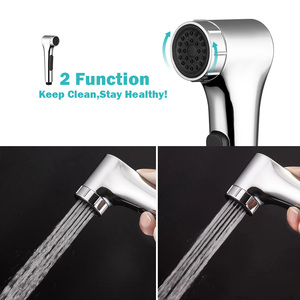 Ningbo Leelongs Chrome ABS <span class=keywords><strong>2</strong></span> режима распылитель Shattaf для туалета, оздоровительный кран, биде, унитаз - Product Image 3
