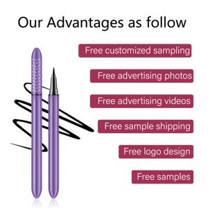 Crayon Eyeliner Liquide Violet Imperméable Personnalisé OEM ODM en Gros, Séchage Rapide, Anti-Bavures, Marque Privée - Product Image 2