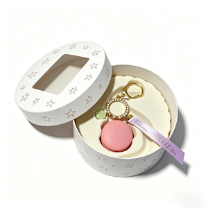 Wholesale Design Small Metal Material Full Color Print Key Chain <b>Packing</b> Gift <b>Box</b> - Product Image 5
