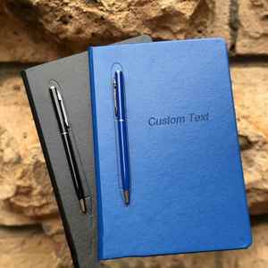 Agenda Personalizada Tamaño A5 con Cubierta de Cuero PU Premium, Impresión de Alta Calidad, Impresión Offset 4c, Logotipo Personalizado, Texto, Espiral - Product Image 1