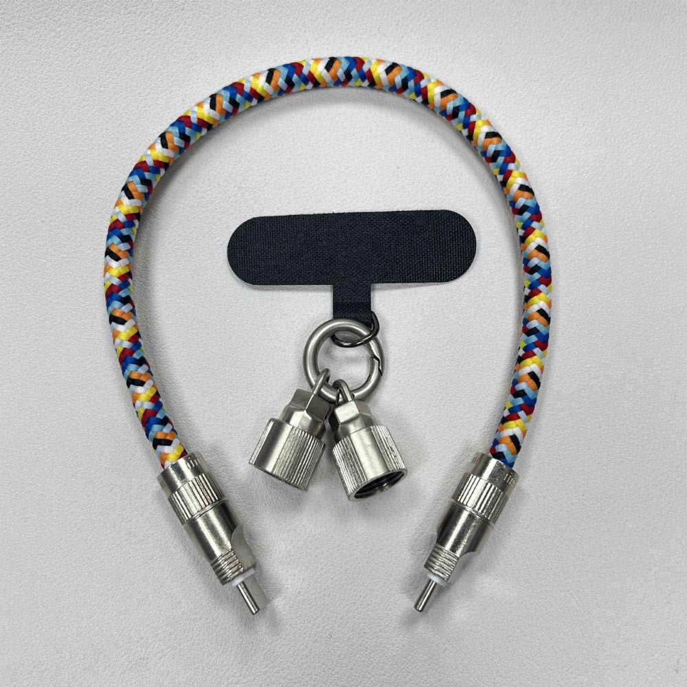 <strong>2026</strong> New Arrival Zinc Alloy Anti-lost 2 in 1 Muti-<strong>function</strong> PD 60W Lanyard Type C Fast <strong>Charging</strong> Data <strong>Cable</strong> for iPhone 17 Android