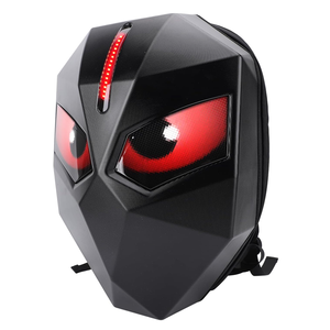 Sac à dos de moto Knight avec yeux LED, imperméable, coque rigide, sac à casque, sac à dos pour ordinateur portable, pour la conduite, le cyclisme, les voyages, grand sac - Product Image 5