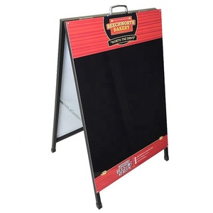 Di động nhà hàng thanh sử dụng gỗ nhỏ Bảng <span class=keywords><strong>menu</strong></span> bảng đen <span class=keywords><strong>Menu</strong></span> hiển thị đứng <span class=keywords><strong>menu</strong></span> chủ với bảng đen a-khung hai mặt - Product Image 4