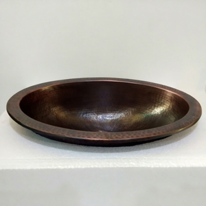 Herramienta de Limpieza para Fregadero Ovalado de Cobre, Acabado Antiguo Oscuro, Limpiador de Fregadero de Cobre Hecho a Mano, Accesorio de Limpieza para Cocina - Product Image 3