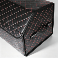 Organisateur de coffre de voiture pliable multifonctionnel, boîte de rangement pour voiture, bac de transport, caddie pour le camping, le pique-nique, la maison, le garage, le rangement du coffre de voiture