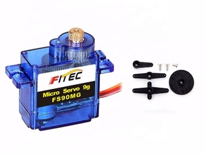 Mini Servo Motor Micro Classic Tower Pro de 2.2kg, 3.3V-6V, 9g, 180° para Helicóptero RC 450, Coche, Barco, Avión de Ala Fija, Dron <span class=keywords><strong>FS90MG</strong></span> - Product Image 6