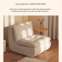 Canapé paresseux simple et moderne pour la maison, la chambre à coucher, le petit balcon, siège en velours côtelé de loisirs, chaise longue inclinable, canapé compressé
