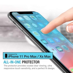 Protection d'écran pour téléphone portable de qualité supérieure, <span class=keywords><strong>filtre</strong></span> anti-lumière <span class=keywords><strong>bleue</strong></span>, nouveau film en verre pour <span class=keywords><strong>iPhone</strong></span> 13 - Product Image 4