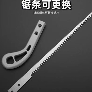 <b>Mini</b> <b>Hand</b> Saw Alloy Steel 1.1mm Gray Handle Garden Cutting Tool - Product Image 5