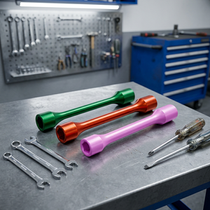 Proveedor de Taiwán, zócalo de extensión de Limitación de par preestablecido, 1/2 "Dr. 17 mm x 220 MML, herramienta MANUAL de Hardware, acabado de pintura en Color OEM ODM - Product Image 1