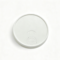 Couvercles de bouteilles jetables écologiques en plastique PP durables anti-déversement APP, diamètre 3,54 pouces/90 mm, portables, à ouverture facile