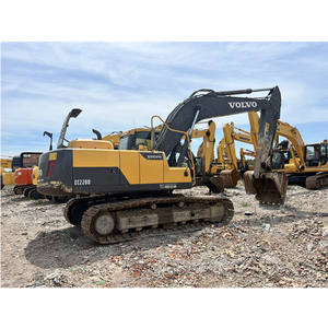 Pelleteuse hydraulique Volvo EC220 EC200DL de 20 tonnes, pelleteuse sur chenilles, pelleteuse ec220 d'occasion à bas prix, en stock - Product Image 6