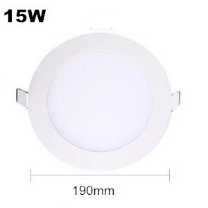 Luz de <span class=keywords><strong>panel</strong></span> de techo <span class=keywords><strong>LED</strong></span> empotrada 3W 6W 12W 15W Blanco cálido Blanco frío Luz de <span class=keywords><strong>panel</strong></span> <span class=keywords><strong>LED</strong></span> redonda - Product Image 5