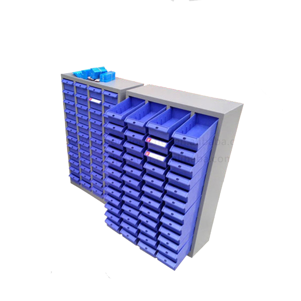 Высококачественный промышленный Многофункциональный органайзер для деталей, шкаф из холоднокатаной стали с пластиковыми ящиками