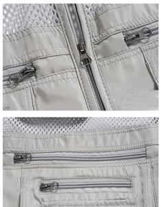 남자의 멀티 포켓 메쉬 조끼 등산 사진 후크 낚시 조끼 속건 조끼 - Product Image 5