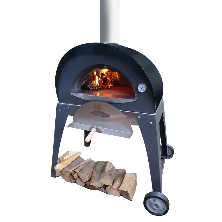 Garden Outdoor Kitchen Standing Woodfired Pizza Oven BBQ