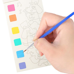 Meilleure vente de gribouillage pour enfants, image Graffiti de Gouache pour enfants, trempage dans l'eau pour dessiner aquarelle, peinture, <span class=keywords><strong>livre</strong></span> de coloriage - Product Image 5