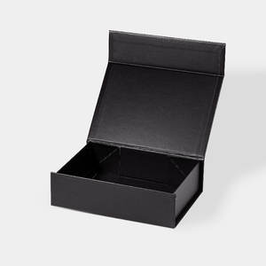 OEM A6 Boîtes à <span class=keywords><strong>bijoux</strong></span> imprimées avec logo personnalisé en noir peu profond Boîte cadeau avec bague et bracelet en stock - Product Image 3