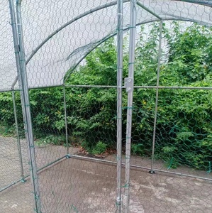 Nuevo gallinero <span class=keywords><strong>de</strong></span> acero galvanizado grande <span class=keywords><strong>de</strong></span> 8x3x2m para cría <span class=keywords><strong>de</strong></span> gallinas ponedoras 2025 - Protección UV y a prueba <span class=keywords><strong>de</strong></span> lluvia, multifuncional - Product Image 6