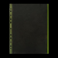 Carpeta de almacenamiento de tamaño A4, carpeta de sobres transparente amarilla, archivo de páginas interiores para Carpeta de billetes