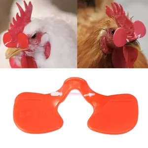 Chicken Eyes Peeper Glasses Spectacles Protector Anti-pecking Goggles for Hen Chicken Poultry Farm Animals Supplies