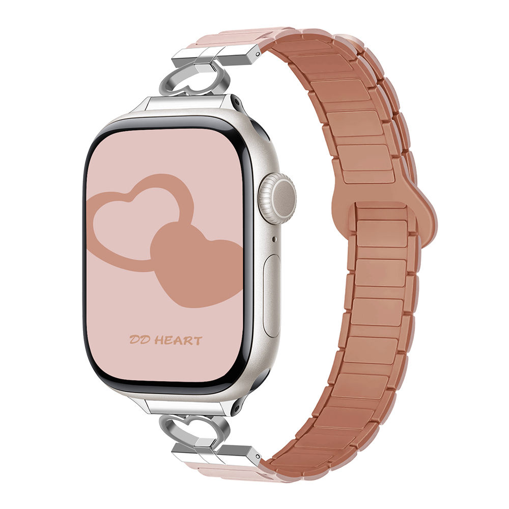 สีชมพู + ดอกกุหลาบ