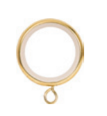 Tringle à rideaux double en métal doré électroplaqué de 28 mm de haute qualité, style romain moderne et luxueux pour la décoration de fenêtres