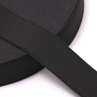 Bandeaux élastiques en Spandex/Nylon de 10mm-70mm, blancs et noirs, en gros, personnalisés, tricotés, à rayures chevrons