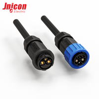 Connecteur de batterie BMS M23 2+1+5 broches 50A 300V 15A 125V 5A 60V IP67 Prise mâle et prise femelle à bride pour ESS