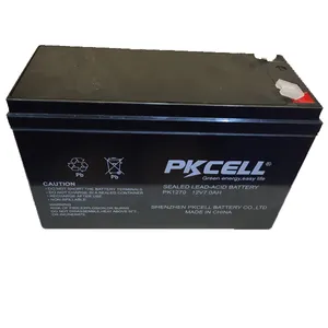 Prezzo di fabbrica Batteria del Sistema Solare 12v 7ah Ricaricabile Profonda del Ciclo AGM Batteria Al Piombo