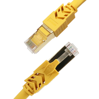 Kustomisasi SFTP Cat8 2000Mhz kabel Patch kabel Ethernet Cat 8 kabel Patch Ethernet 24 AWG