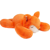 Jouet en peluche renard chauffant au micro-ondes, personnalisé, avec particules lestées, très populaire