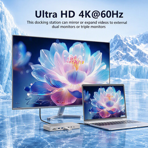 <span class=keywords><strong>Hub</strong></span> USB-C 16-in-1 con Adattatore Multiporta per 2 HDTV DP, Stazione di Docking per Triplo Monitor 4K, <span class=keywords><strong>Hub</strong></span> per Laptop - Product Image 3