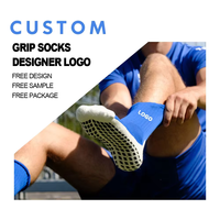 Chaussettes de football antidérapantes de qualité supérieure avec impression numérique et design personnalisé du dessous - Haute qualité pour les matchs