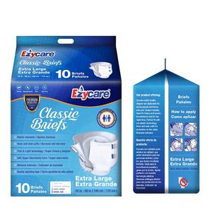 Couches pour adultes AAA bon marché en vrac <span class=keywords><strong>Rearz</strong></span>-New jetables en pulpe de cellulose douce respirante avec protection anti-fuite, motif imprimé, ultra-épaisses, taille moyenne - Product Image 1