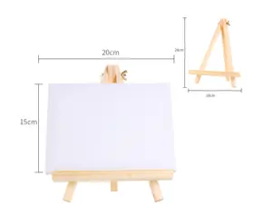 Berkualitas Tinggi Seni Lukisan Stand Easel Seniman Lukisan Set Kecil Mini Kanvas Papan Set