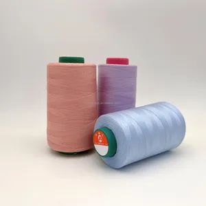 Delicate Sewing Polyester Thread For T-shirt Sewing Thread Overlock Stitch For Sewing Machine 80/3 Tex21