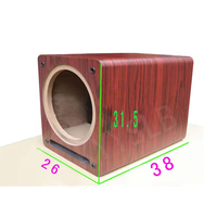 KYYSLB 8 pouces Subwoofer bois haut-parleur boîte vide boîtier Audio boîtier bricolage voiture amplificateur Subwoofer corps en bois haut-parleur coque