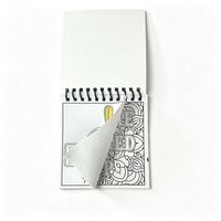 Mini livre de coloriage en spirale portable, livre de coloriage anti-stress, pages détachables, format de poche, livre de coloriage pour adultes, impression