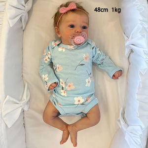 Poupée bébé reborn pour enfants, cadeaux en gros, adorable, réaliste, jouet nouveau-né simulé, accessoires de jeu d'imitation - Product Image 6