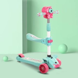 La Chine à la mode <span class=keywords><strong>5</strong></span>-<span class=keywords><strong>en</strong></span>-<span class=keywords><strong>1</strong></span> Kick Scooter pour enfants et bébé 3 roues Balance Bike avec siège confortable et barre de poussée - Product Image 3