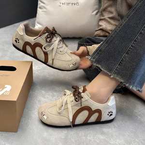 Women Ugly Cute <b>Soft</b> Sole Board <b>Shoes</b> 2026 New All Match German Trainers Casual Sports Hot Fashion Sneakers - Product Image 2