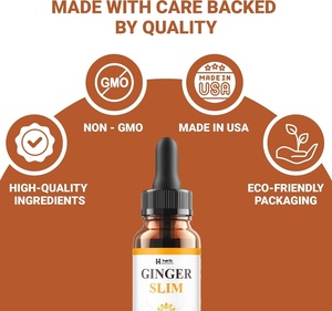 ODM/OEM Tùy Chỉnh 60Ml Uống Chất Lỏng Chất Béo Burner Chế độ Ăn Uống Chất Xơ Cho Người Lớn Nhãn Hiệu Riêng Gừng Mỏng Giọt 2Ml Mỗi Phục Vụ - Product Image 6