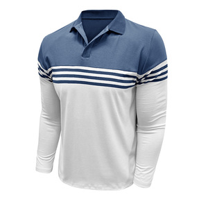 <span class=keywords><strong>Polo</strong></span> classique à manches longues pour homme, t-shirt à boutons en jersey, nouvelle couleur à la mode, bon marché, vente en gros de manches longues pour <span class=keywords><strong>polo</strong></span> - Product Image 1